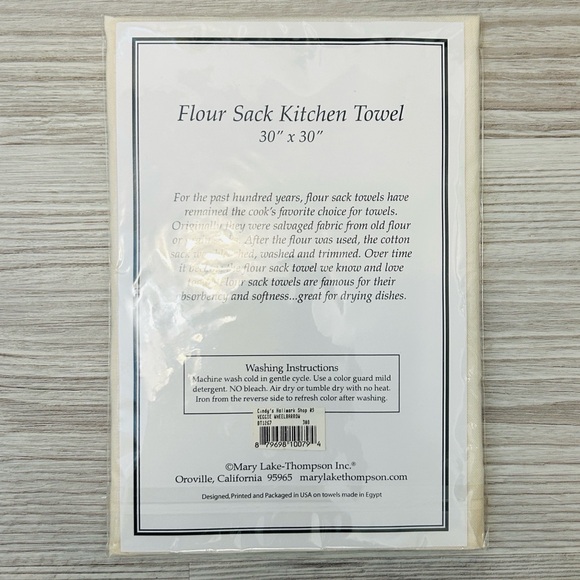 🌾 Artisan Flour Sack Towels Bundle 100% Egyptian Cotton Vintage NWT - Picture 10 of 12